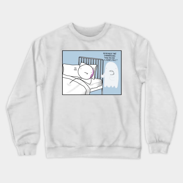 Late night embarrassment Crewneck Sweatshirt by DoodleJob